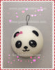 Squishy Panda with Pink Bow